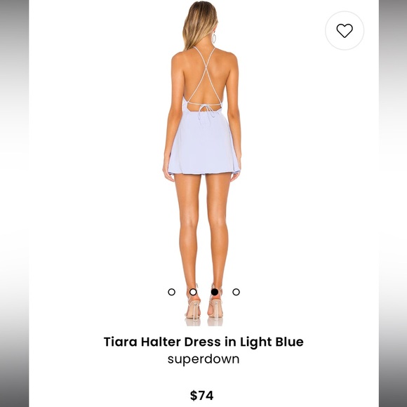 Blue revolve mini halter dress - Picture 4 of 7